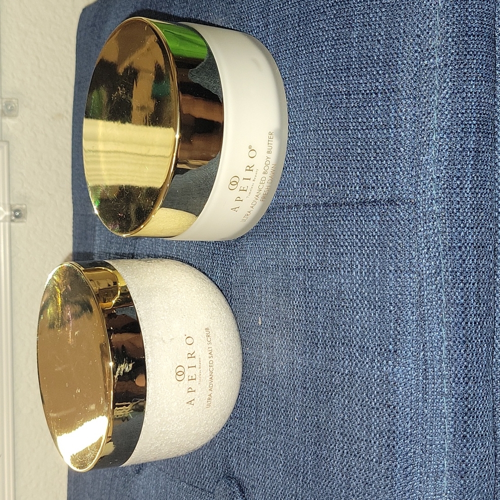 apeiro ultra advanced body butter and salt scrub